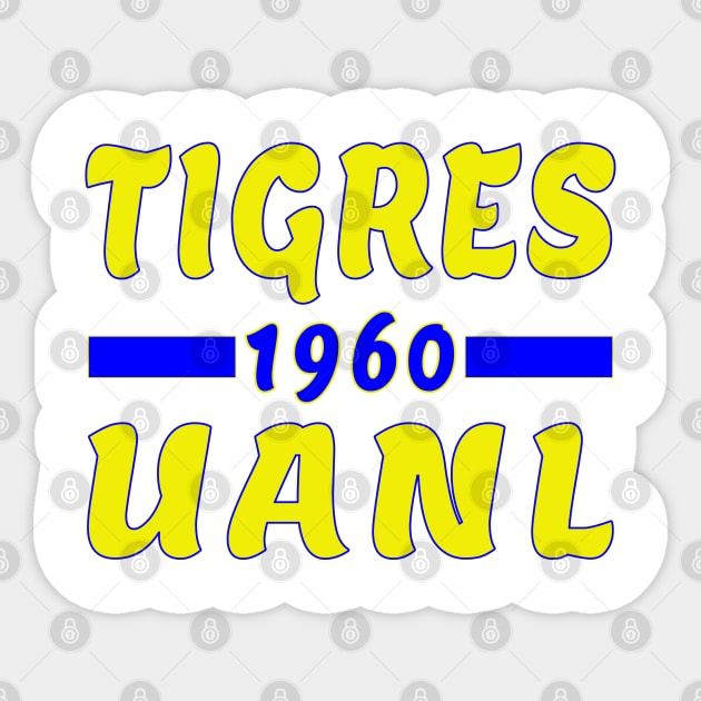 Tigres Uanl Classic Sticker by Medo Creations